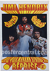 Jimi Hendrix promo poster